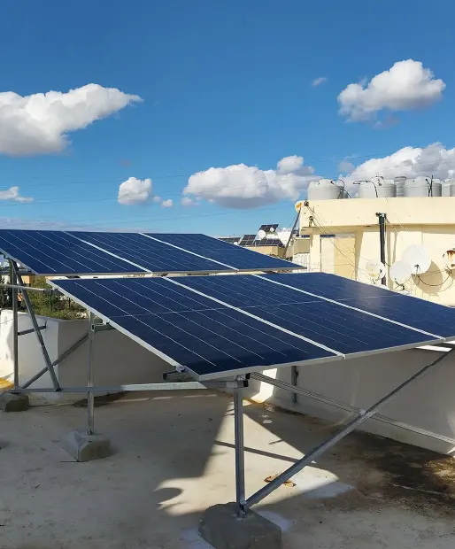 Solar Panels on a Roof